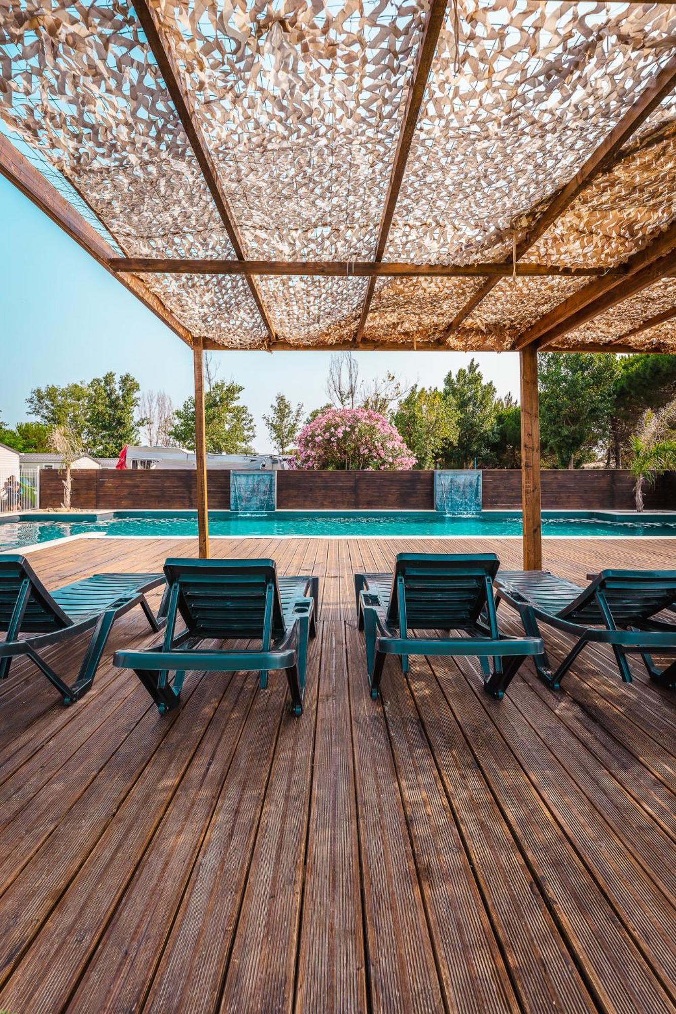Camping Le Roucan West Vias Bagian luar foto